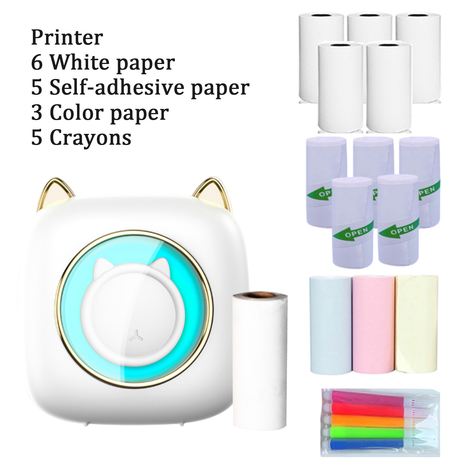 Mini Pocket Thermal Printer Paper Roll - 【New】C23 Portable Thermal Printer Machine Wireless