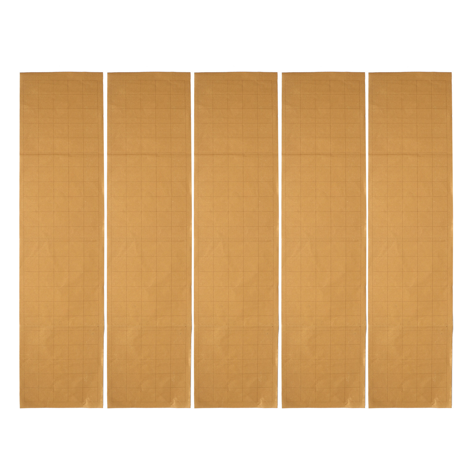 Chinese Calligraphy Practice Book - 5Sheets Calligraphy Practice Sheets Gridded Script
