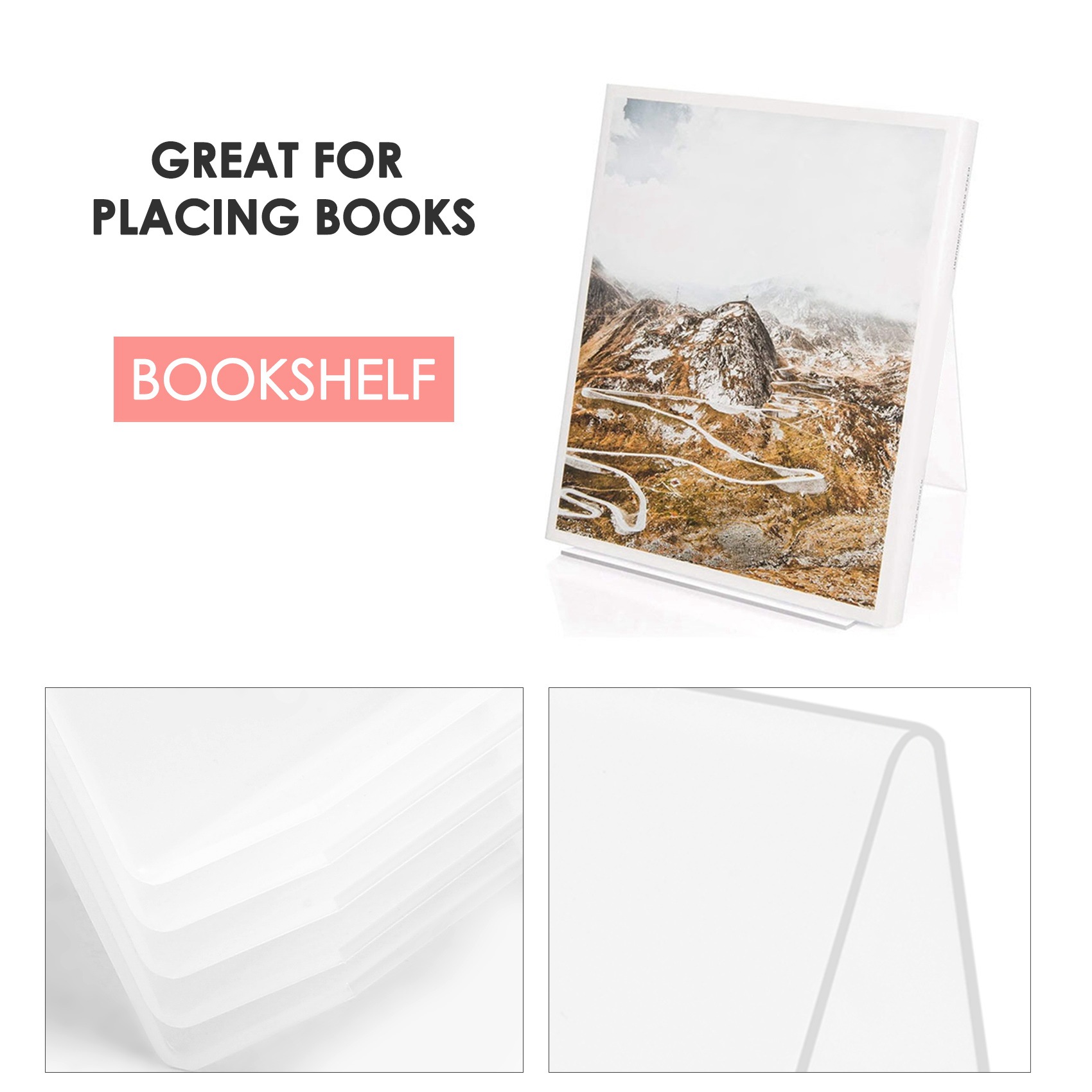 COFA Acrylic Book Stand with L - огляд і ціна Clear Acrylic Book Stand Holder