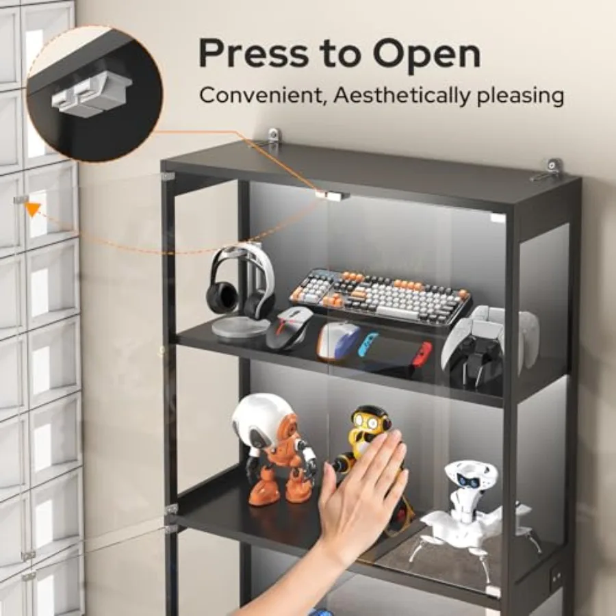 Display Cabinet with Glass Doo - огляд і ціна Books