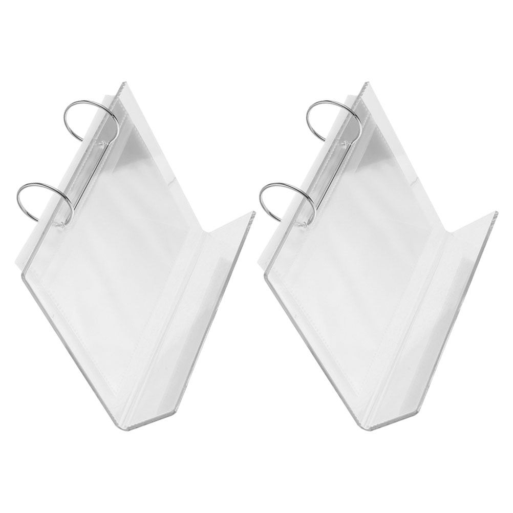 2Pcs Photo Album Acrylic Table - огляд і ціна Clear Acrylic Book Stand Holder