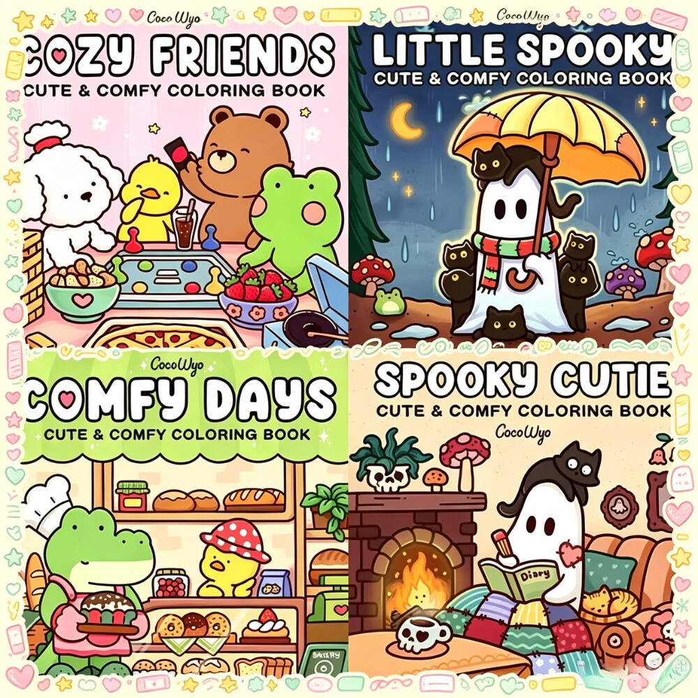 HOT SALE CUTE&COMFY Coloring B - огляд і ціна Adult Coloring Book Stress Relief