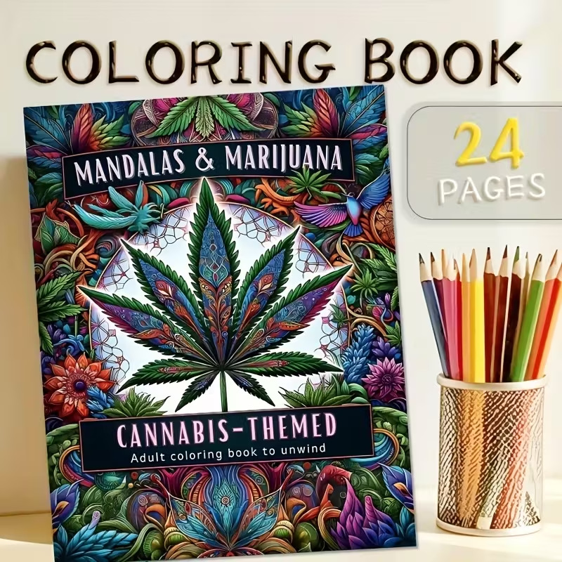 24 Pages Mandala Style, Colori - огляд і ціна Adult Coloring Book Stress Relief