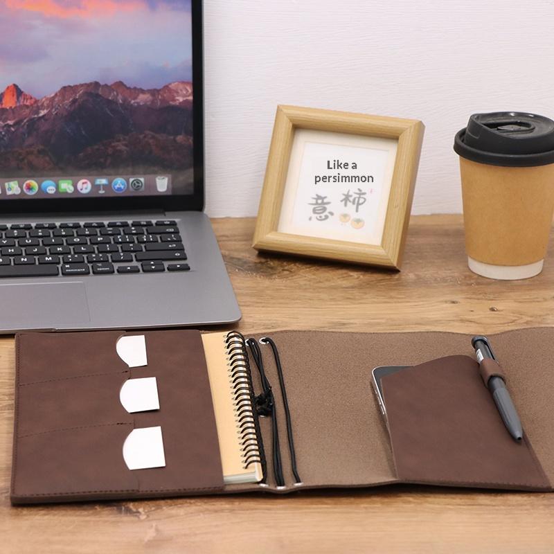 (Ce14)Refillable Notebook Orga - огляд і ціна Vintage Leather Journal Notebook